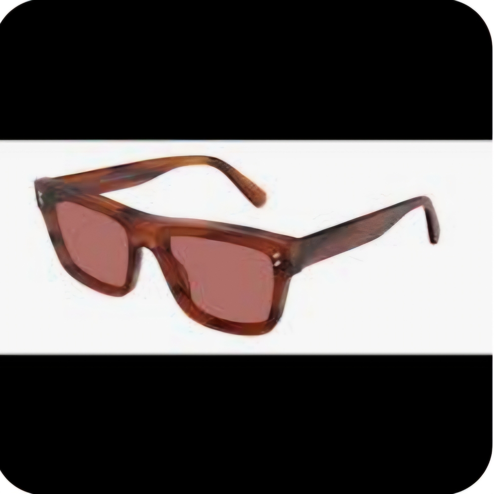 NWT HAVANA ORANGE STELLA McCARTNEY SC0197S 004 SQUARE SUNGLASSESS. ☆ - Picture 11 of 11